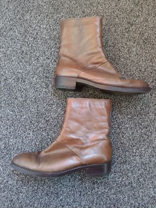 Stivali Vintage Pelle e Lana Marrone Patons rieker