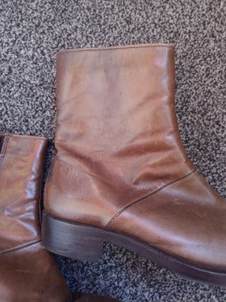 Stivali Vintage Pelle e Lana Marrone Patons rieker