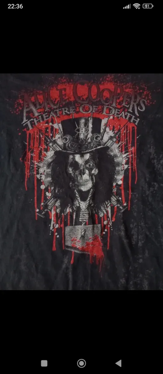 Camiseta Alice Cooper Theatre of Death