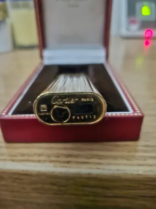 Mechero Cartier Paris Rojo Exclusivo