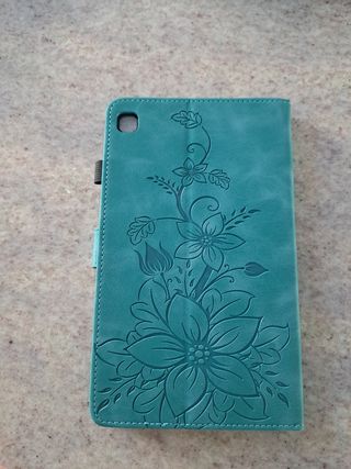 Funda verde poli piel  para Samsung Tab A7 Lite