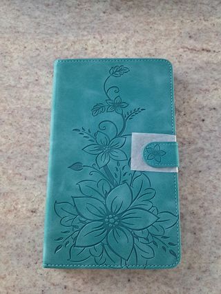 Funda verde poli piel  para Samsung Tab A7 Lite