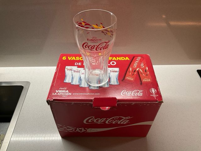 Vasos Coca-Cola UEFA 2016 (Set 6)
