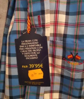 Camisa La Española a cuadros XL