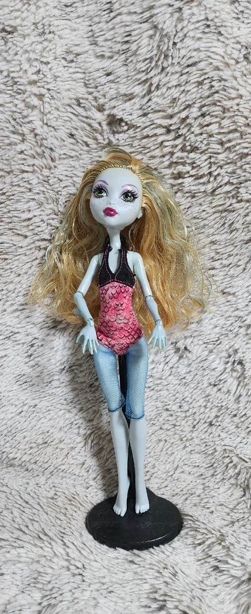 Lagoona Blue Monster High Muñeca Usada