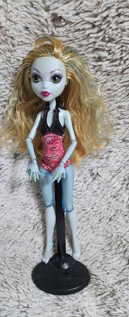 Lagoona Blue Monster High Muñeca Usada