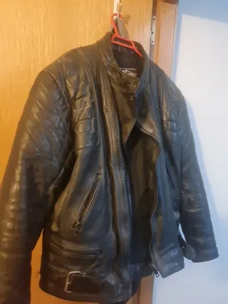 Chaqueta Cuero Moto Talla 56 muy gruesa