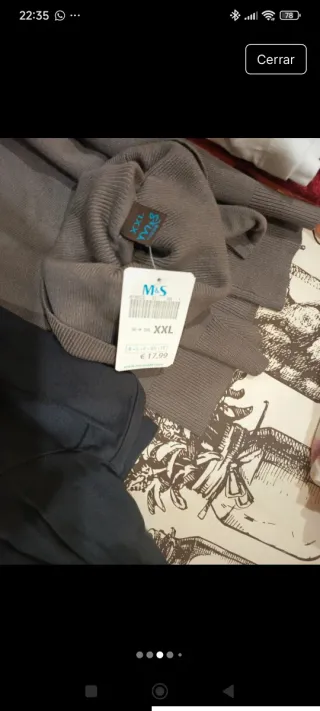 Lote 3 movos XXL cuello alto negro