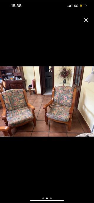 Conjunto Sofá y Sillones Flores