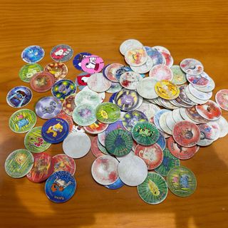 Lote Tazos Pokémon (Muchos en Mal Estado)