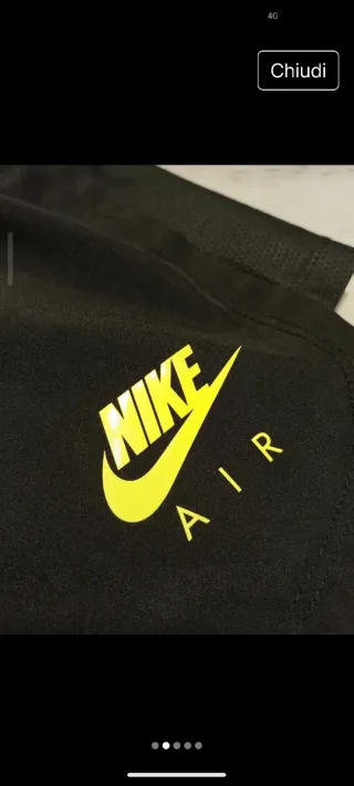 Pantaloncini Nike Air donna neri