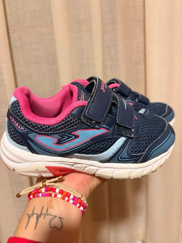 Deportivas Joma Azul y Rosa talla 30