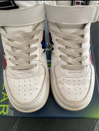 Zapatillas niño Enrico Coveri talla 28 blancas