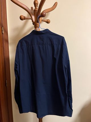 Camisa azul marino Talla L