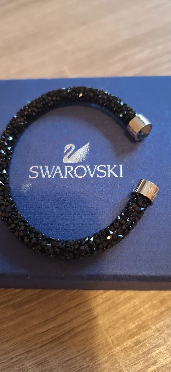 Pulsera Swarovski Crystaldust Negra