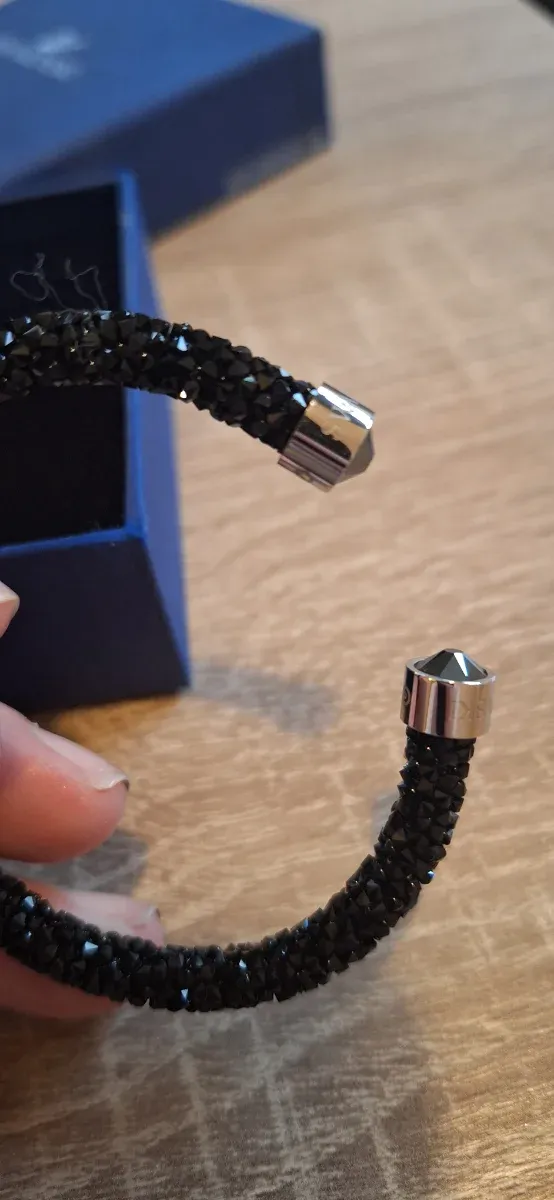 Pulsera Swarovski Crystaldust Negra