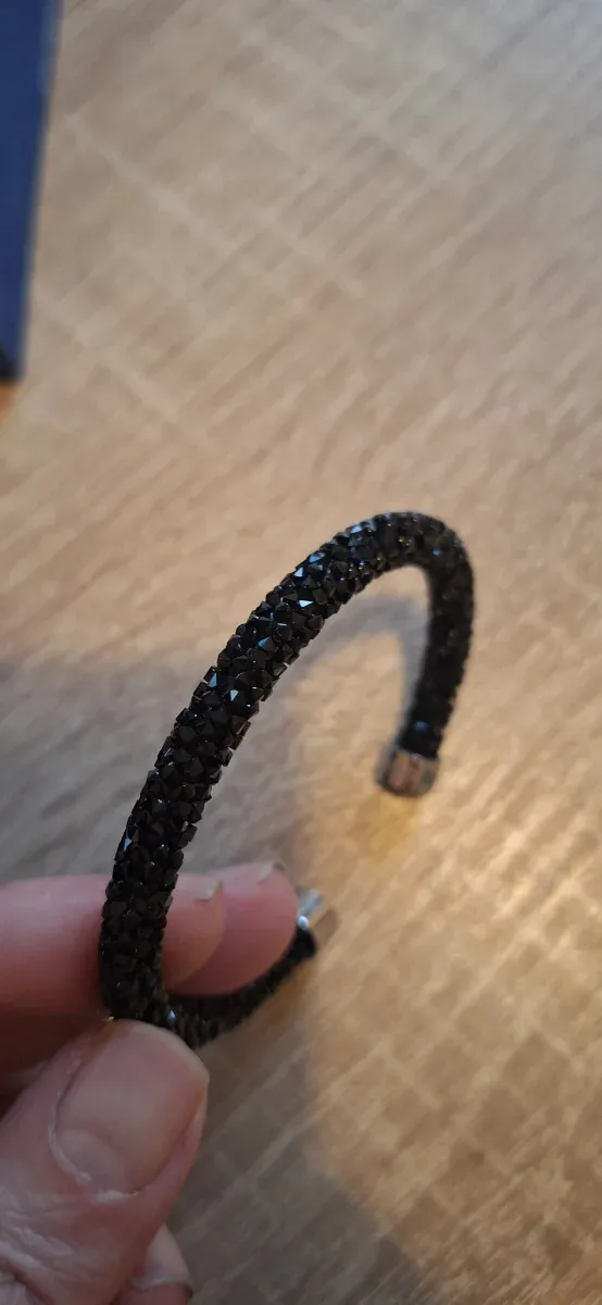 Pulsera Swarovski Crystaldust Negra