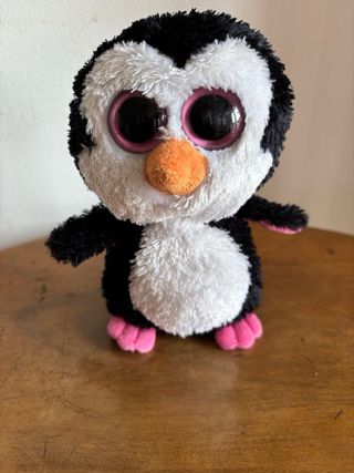 Peluche Ty Pinguino Occhi Grandi 15cm