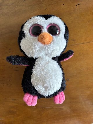 Peluche Ty Pinguino Occhi Grandi 15cm