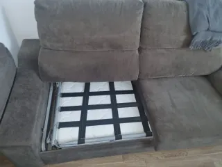 Sofá cama 2-3 plazas gris