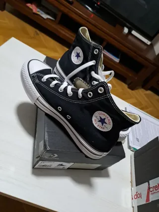 Converse All Star negras talla 38