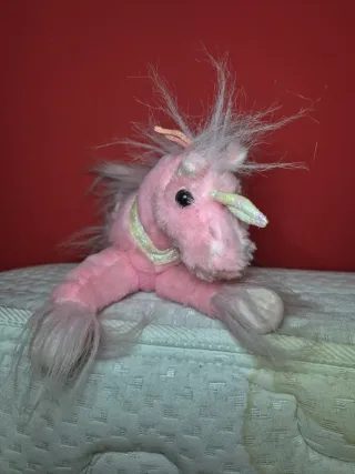 Peluche unicorno rosa