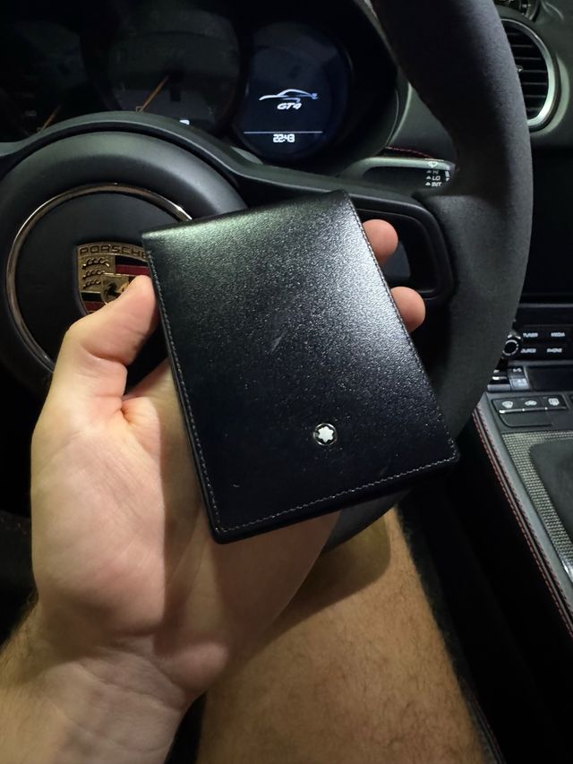 Cartera Montblanc Negra Billetera