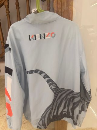 Chaqueta Kenzo Kids Azul Estampado Tigre