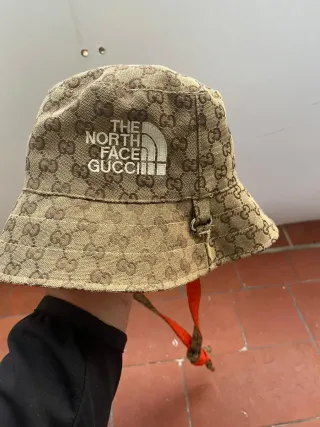 Gorro bucket Gucci x The North Face