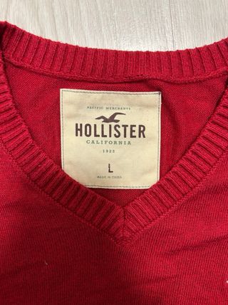 Jersey Hollister Rojo Talla L