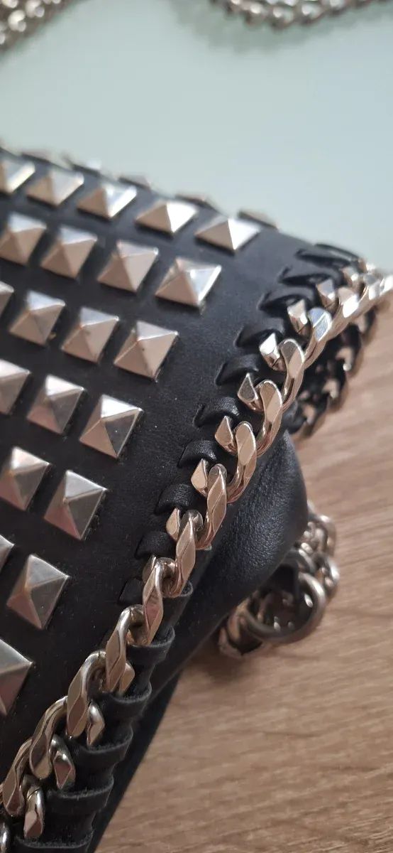 Bolso Zara Negro Tachuelas