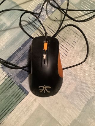 Mouse per PC Usato Nero/Arancio