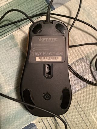 Mouse per PC Usato Nero/Arancio