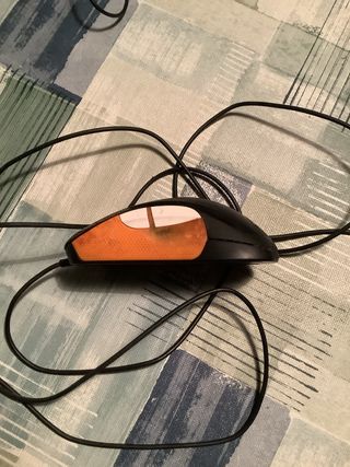 Mouse per PC Usato Nero/Arancio