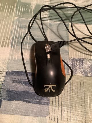 Mouse per PC Usato Nero/Arancio