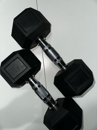 Mancuernas Hexagonales Kaytan 7.5kg (Par)