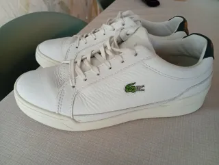 Zapatillas de piel Lacoste Talla 36