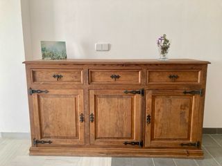 Aparador madera natural 107x92cm