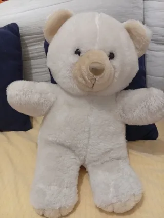 Morbido peluche White Bear
