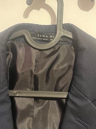 Traje Zara Azul Marino Talla 40/42