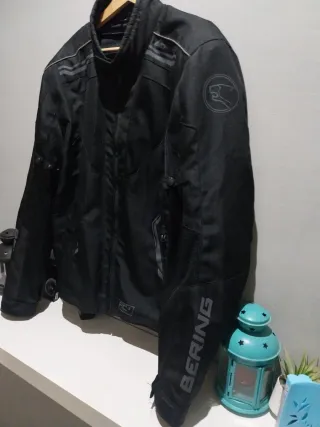 Chaqueta Moto Bering Negra