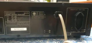 Ecualizador Kenwood GE-470 Negro