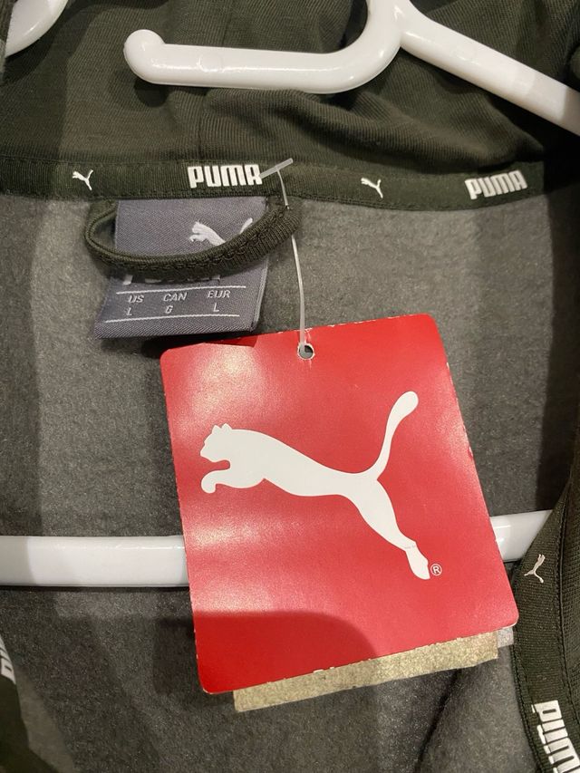 Sudadera Puma Camuflaje Verde