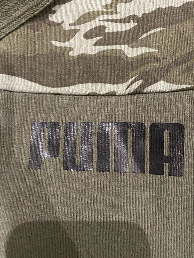 Sudadera Puma Camuflaje Verde