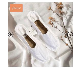 Alpargatas blancas para boda