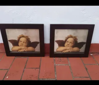 Lote Cuadros Decorativos Jarrones, etc