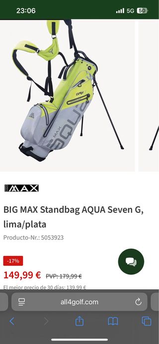 Bolsa de Golf Aqua Max