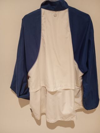 Chaqueta Adidas Vintage Azul y Blanca