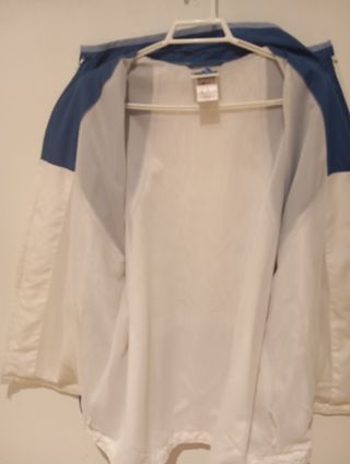 Chaqueta Adidas Vintage Azul y Blanca