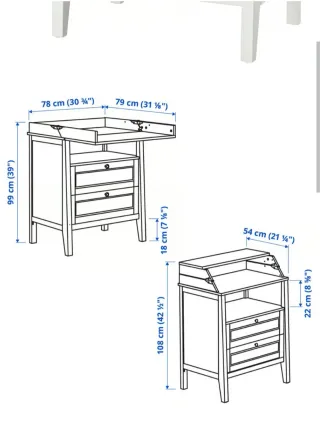 Fasciatoio Ikea SUNDVIK